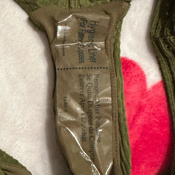 NWT Robin Piccone Perla Crochet Bikini Bottoms color moss - Picture 7 of 9